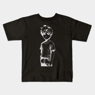 Anime Boy 02 Kids T-Shirt